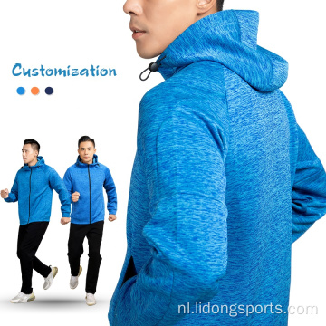 Groothandel tracksuits unisex aangepaste hoodies set